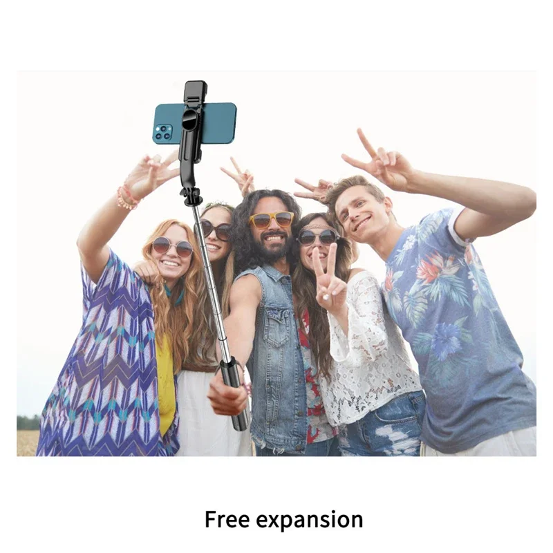 COOL DIER L13D Wireless Bluetooth Selfie Stick Tripod With Fill Light 360&deg; Rotating Phone holder selfie stick tripod selfie stick cell phone selfie stick smartphone selfie stick phone selfie tripod For Travel Live Broadcast