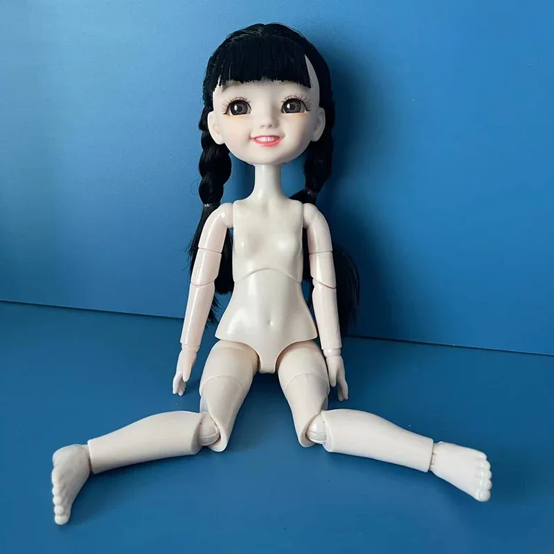 Fashion 1/6 Bjd Doll Black Braid 30cm Doll Multiple Joint Mobility Girls Kids Doll Toy Gift 5