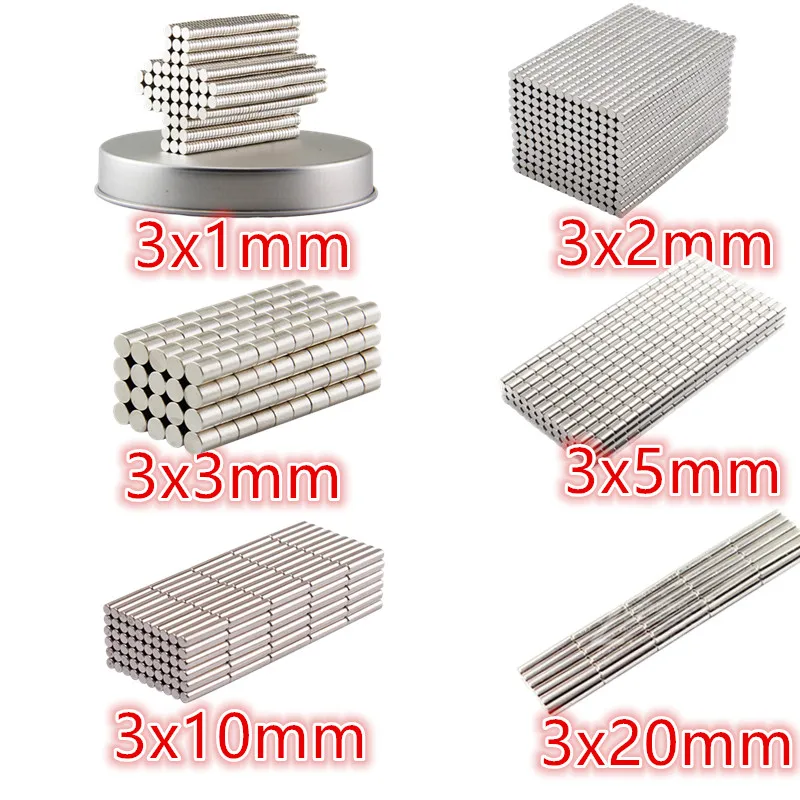 Round Magnets Neodymium Magnets 50 Pcs Round Disc Magnet N35 Small Round Rare Earth Ndfeb Neodymium Magnet Disc
