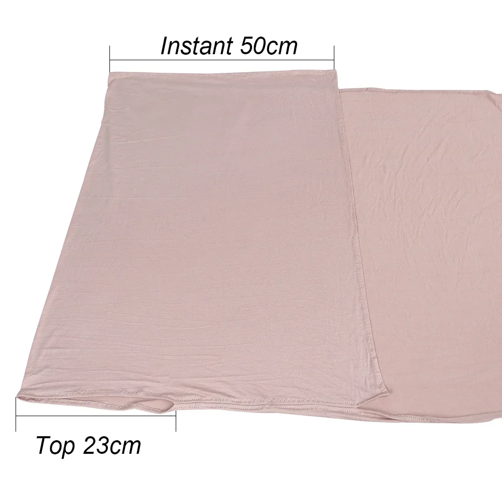 10 pcs Premium Instant Cotton Jersey Hijab Shawls With Hoop Good Stitching Wrap Muslim Women Ladies Scarves 1 pcs 53 colors