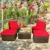 outdoor rattan wicker 5-piece chaise lounge set with ottoman and coffee table for daybed conversations 3