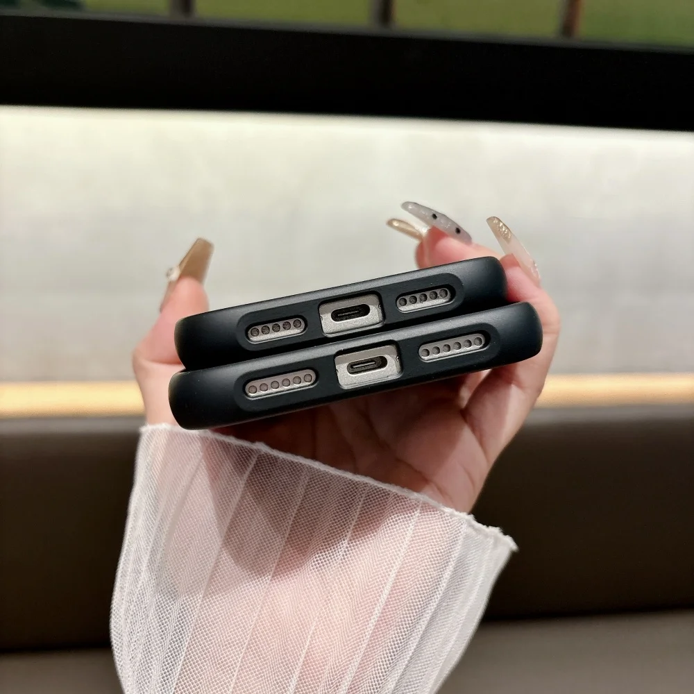 Matte Case For Iphone 16 15 14 Pro Max 16E Plus 11 12 13 17 Air Magnetic Wireless Charging Hard Slim Cover_voghion.com