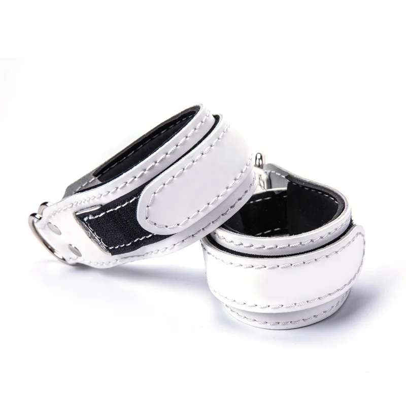 Leather Ankle Strap Cuffs ankle straps fitness ankle straps ankle wrist cuffs Adjustable For Cable Machine Attachment Home Gym Foot Resistance Training Legs Strength Body Building