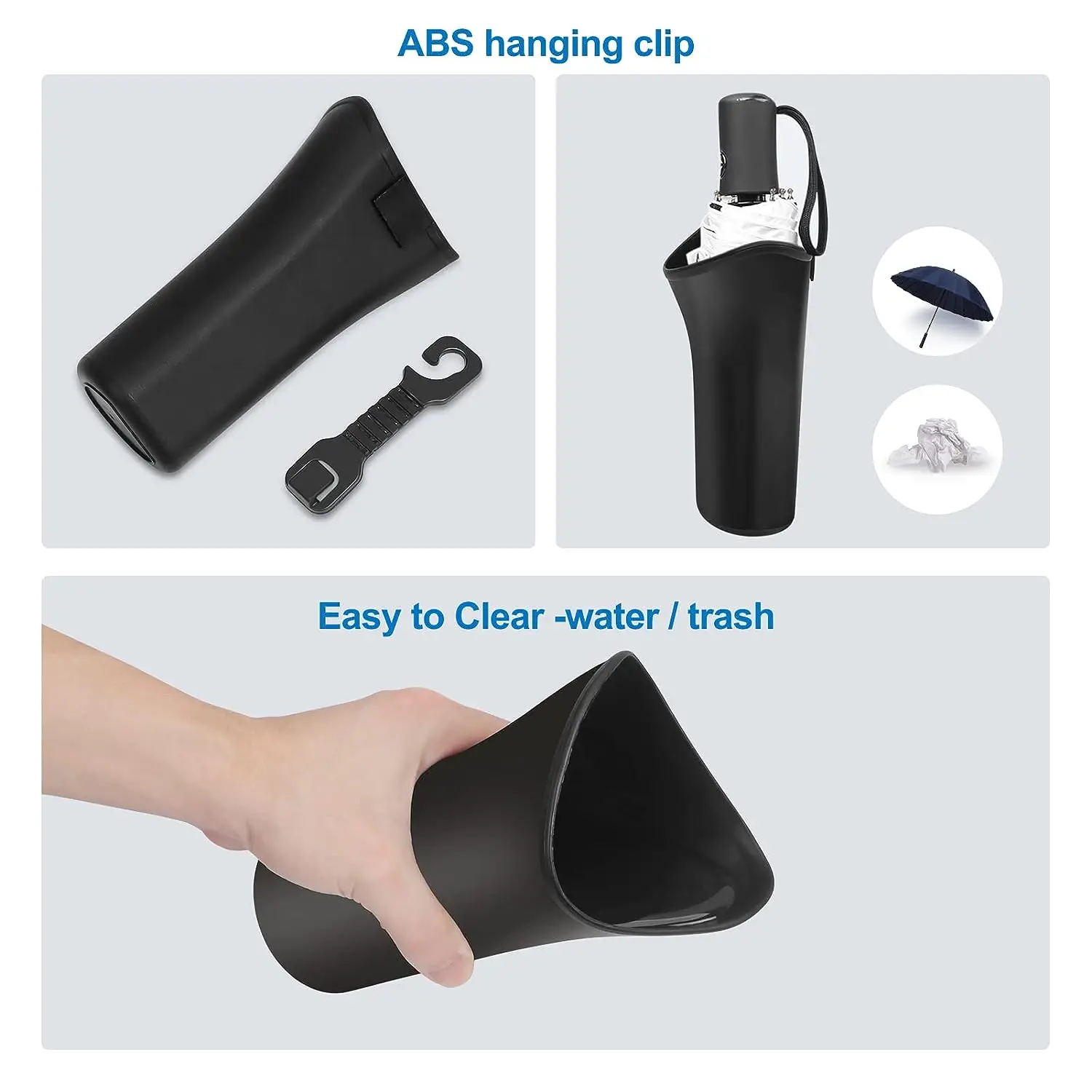 Car Umbrella Storage Box Versatile Space Saving Auto Umbrella Rack Holder Car Backseat Cup Holder Garbage Can umbrella holder,car storage box