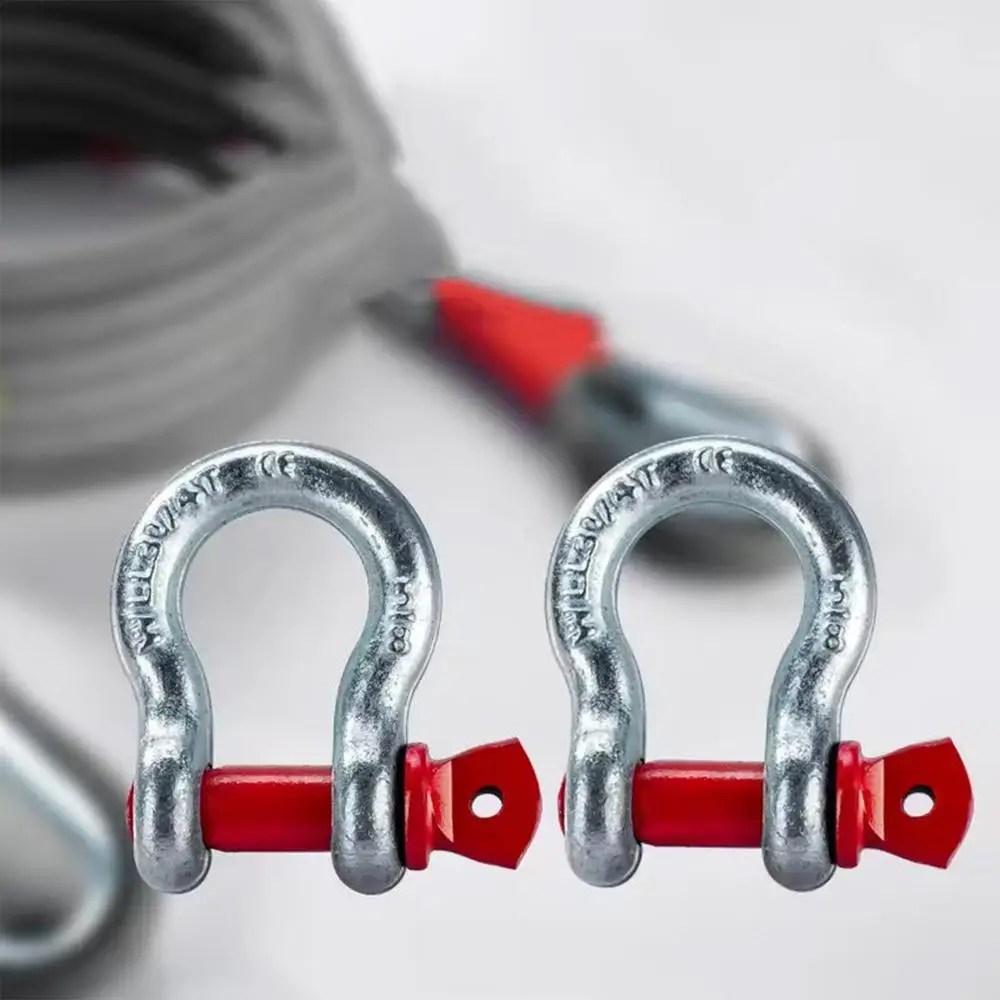 3/4/5M Car Tow Rope Set 10T/5T Tow Strap Off Road Towing Rope Heavy Duty Emergencies Equipment Tow Rope With Hooks For Truck ATV