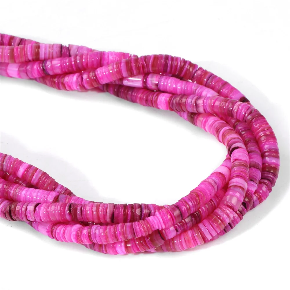 Cheriswely Perline Di Conchiglia Bianche – Filo Da 40 Cm, 20 Perle Piatte Da 20 Mm, Per Gioielli Fai Da Te