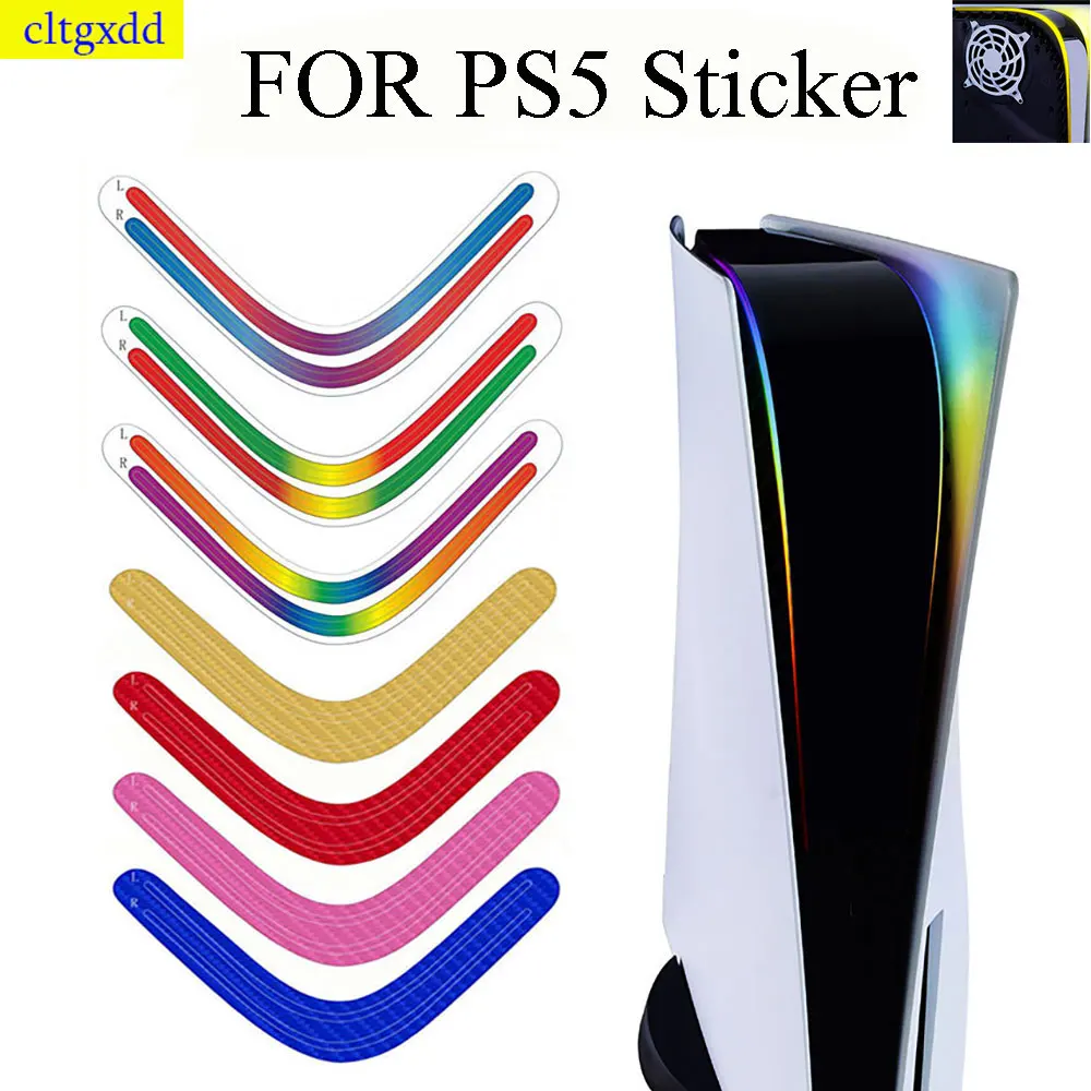 1 Pz Per Console Ps5 Led Light Rainbow Gradient Light Decal Console Light Bar Decalcomania Accessori Di Gioco