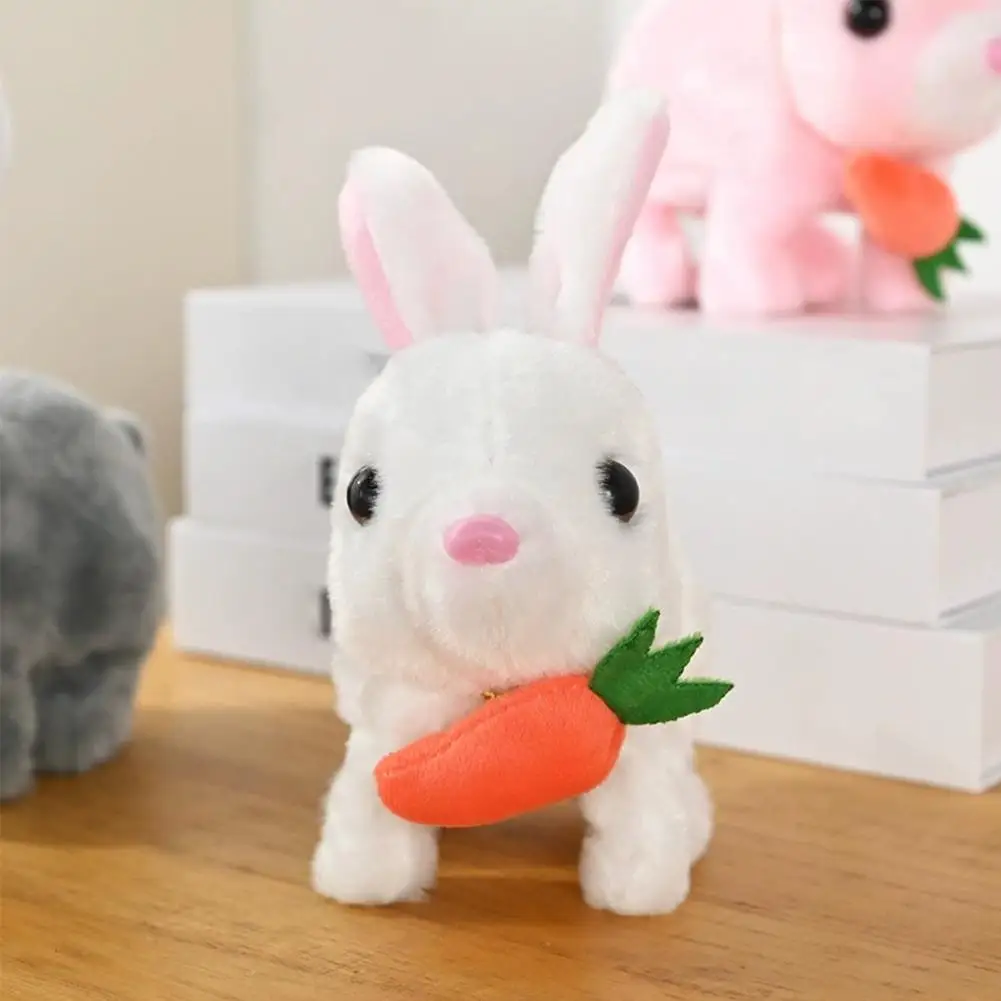 Puppy Rabbit Toy Walking Talking Plush Electric Music Toy Novelty Plush Children's Gifts-My Realistic Bunny Universal