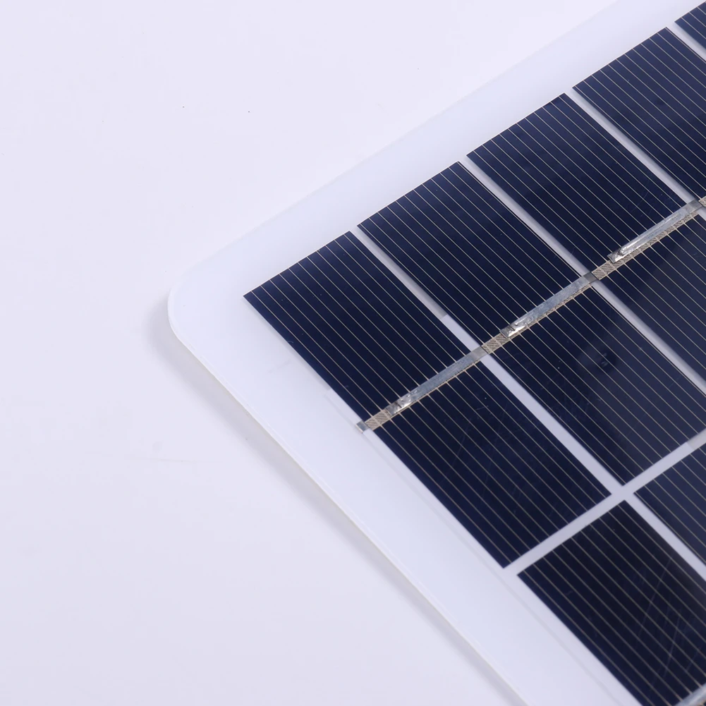 12V Solar Charger Polysilicon 10W Emergency Solar Charger EVA Laminated Emergency Solar Panel for Monitoring Camera/Mobile Phone