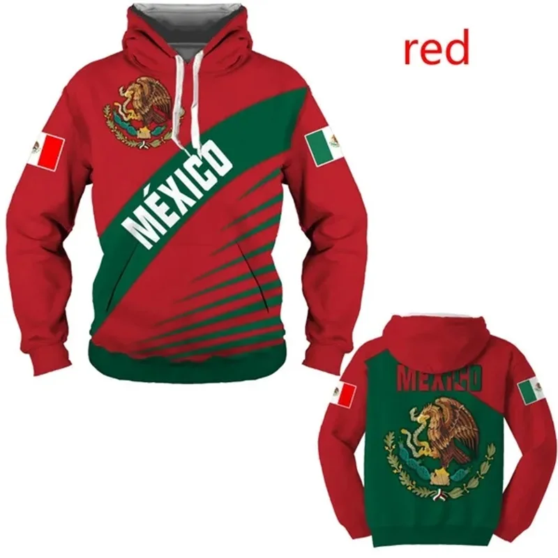 thumbnail image 1 of Sudadera con capucha con estampado mexicano para hombre, sudadera informal con estampado 3D, sudadera holgada informal de gran tamaño, ropa de calle, 1 of 5