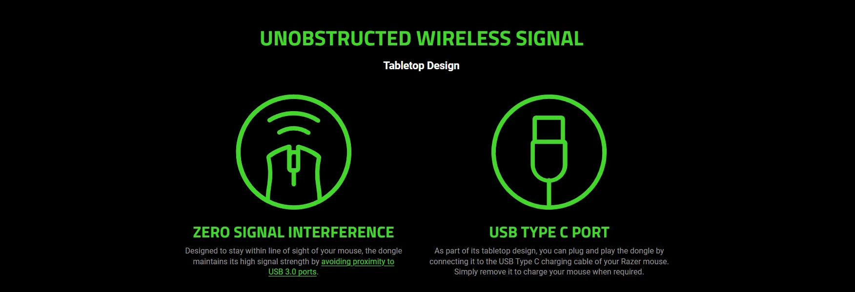 Original Razer HyperPolling True 8KHz Wireless Dongle Compatible Cobra Pro Viper V2 Pro DeathAdder V3 Pro and Basilisk V3 Pro