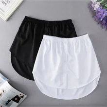

Shirt Extender Detachable Underskirt Women Fake Shirt Extender Women's Petticoats for Dresses Irregular Slips Fake Hem 6 Sizes