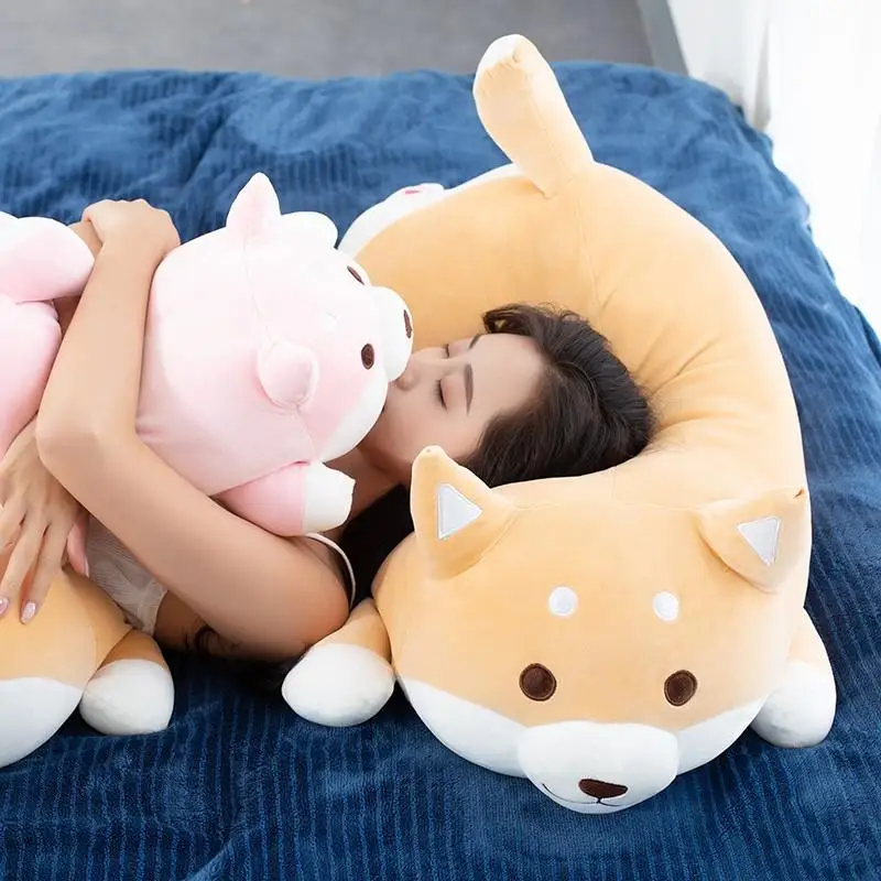 Fat Shiba Inu Corgi Dog Plush Toys Stuffed Soft Animal Cartoon Pillow Dolls Gift For Kids Children Just6F