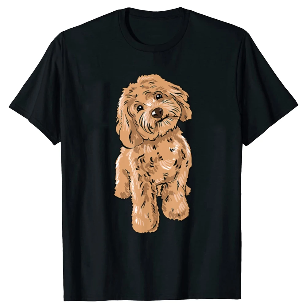 Lustige süße Cockapoo Hund Besitzer Liebe Grafik T-Shirts Männer Frauen Mode Casual T-Shirt 100 % Baumwolle lose übergroße T-Shirt