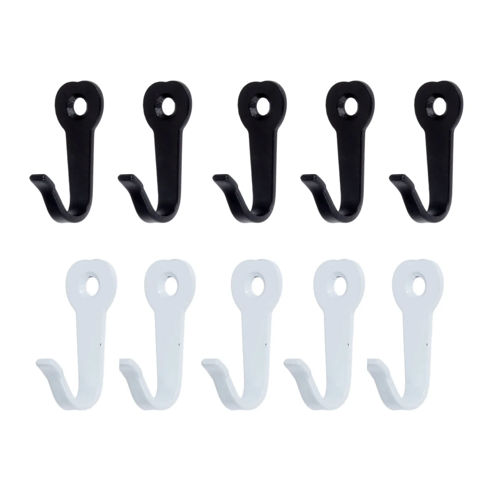 Mini Alloy Hooks 5pcs Wall Mounted For Keys Coat Bag Hat Kitchen