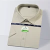 New Men's Bamboo Fiber Short Sleeve Shirt Solid Color Daily Shirt Spring Summer Casual Men's Clothing 4