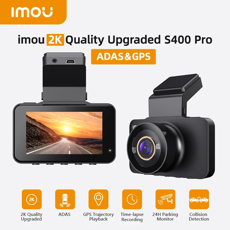 IMOUS400Pro2KDashCamforCarBuiltinGPSADASVoiceControlNight