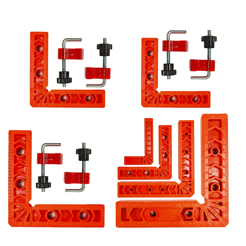 Right Angle Fixing Clip 90 Degree L-shaped with scale Auxiliary Fixture Position