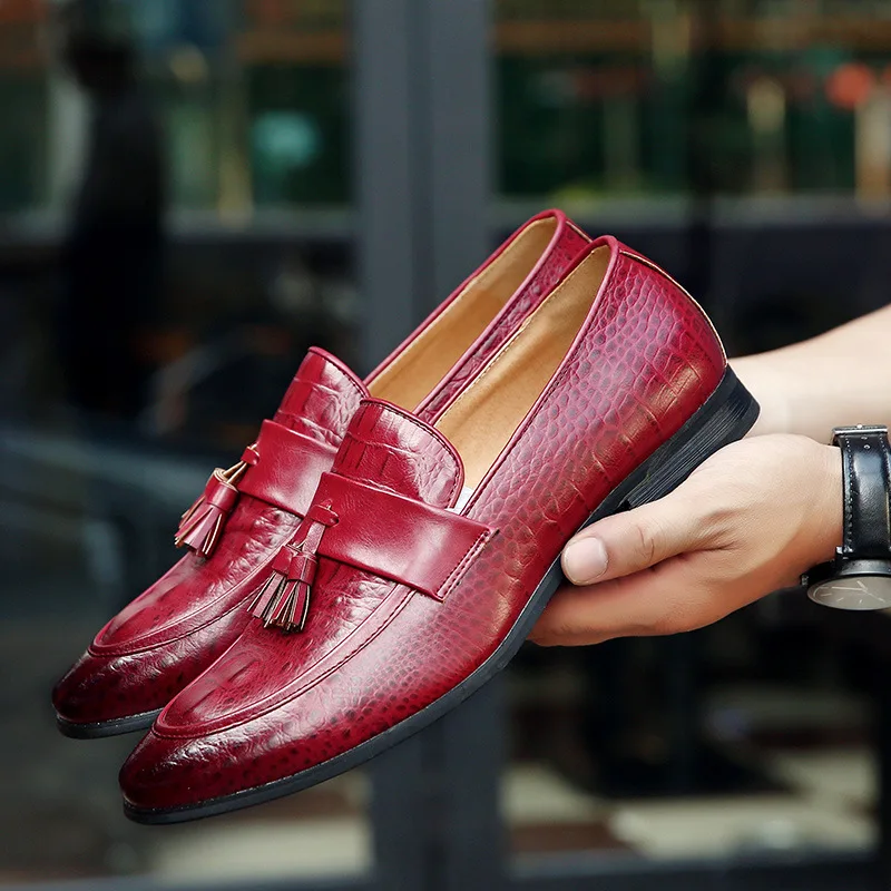 Men Shoes Formal, Anti-Skid Wear-Resistant Fashion, Men's Casual  Business Gentleman Designer Wedding Shoes Summer 20240 New