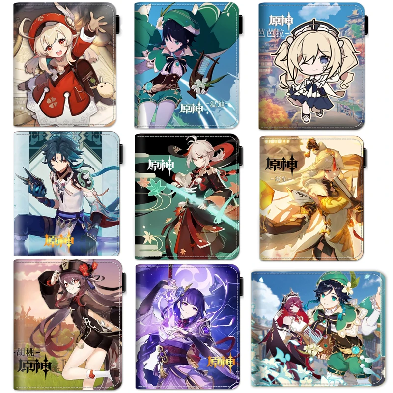

E-Mell Genshin Impact Amber Jean Gunnhildr Barbara Gunnhildr Barbatos Klee Xiao Ning Guang Keqing Morax Short Wallet
