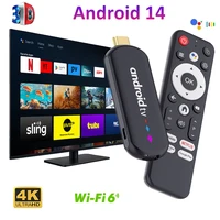 Android TV Stick H96 Max S905L3 TV Stick Google Voice Assistant Медиаплеер Set Top Box Поддержка потокового ТВ-палка 4K 2 ГБ 16 ГБ