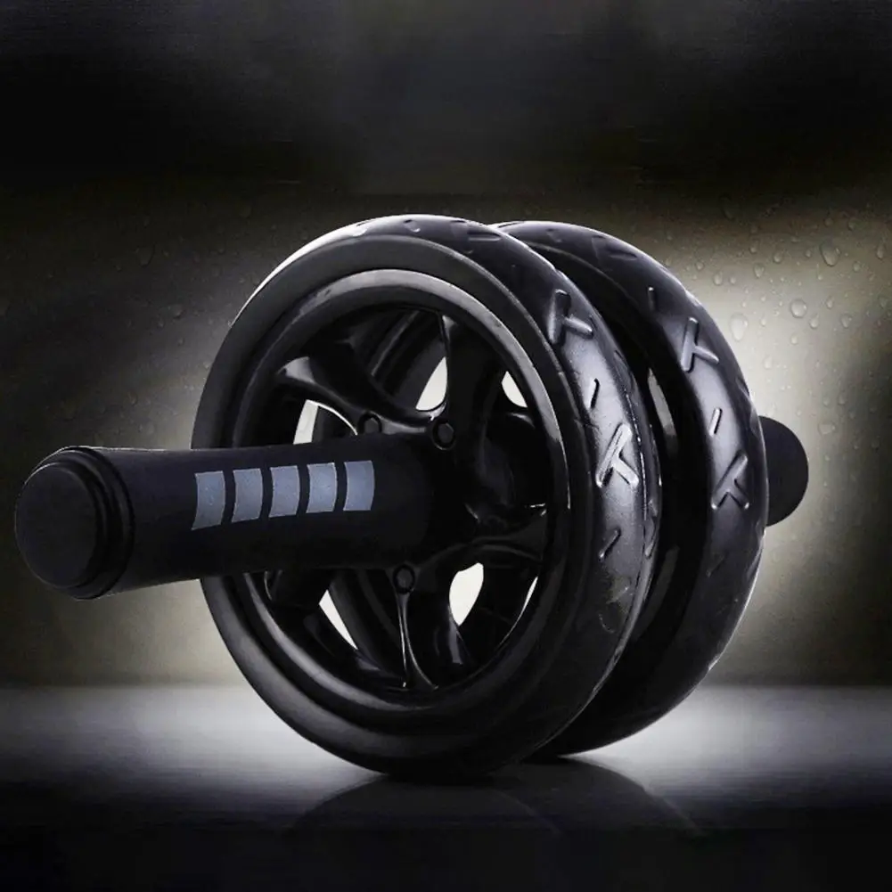 Practical Abdominal Weight Loss Exercise Roller Tread Pattern Abdominal Roller Easy Installation for Gym