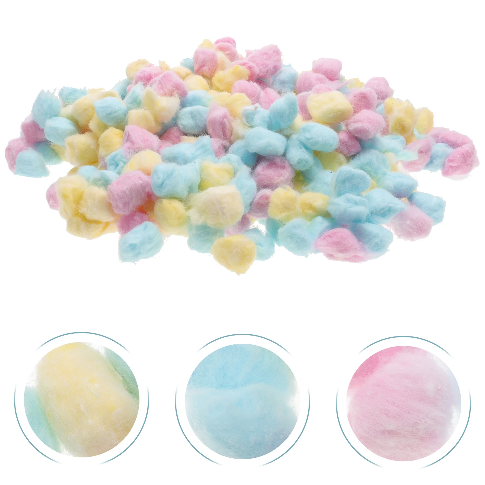

Makeup Cotton Balls Face Cleaning Supplies Colorful Nail Polish Remover Newborn