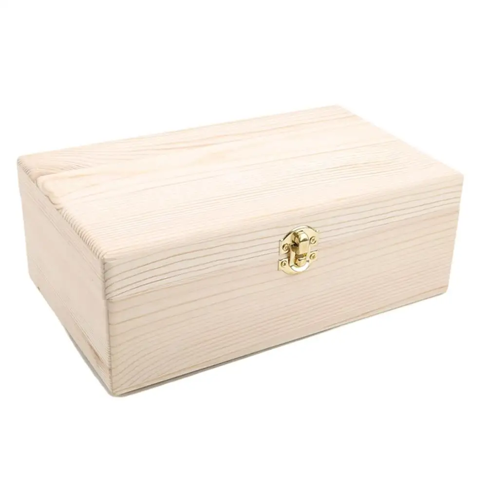 Lock Organizer Collana Retrò Braccialetto Regalo Di Perle Vintage Scatola Di Legno Portagioie