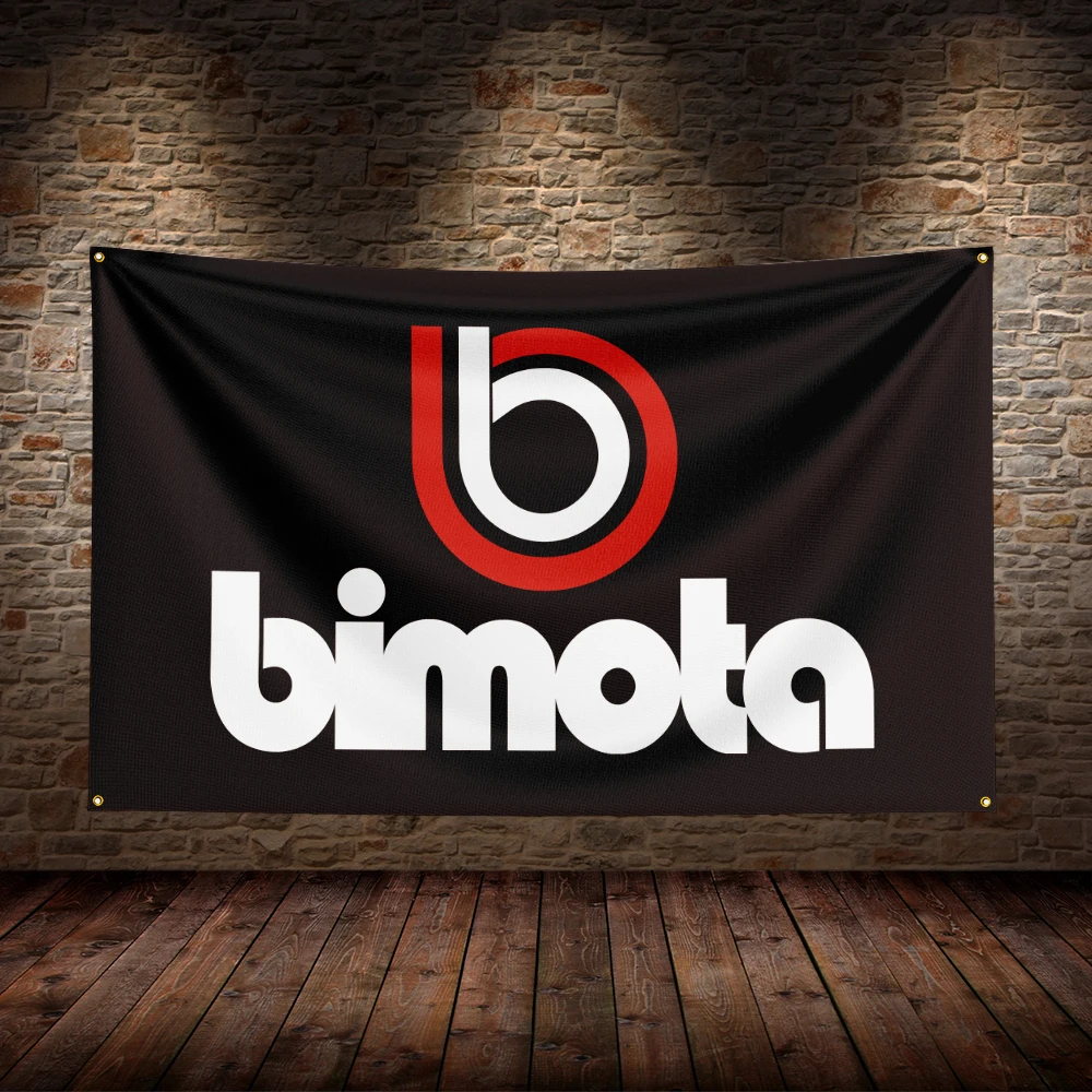 3x5 Ft B-Bimotas Flag Polyester Printed Car Flags for Room Garage Decor