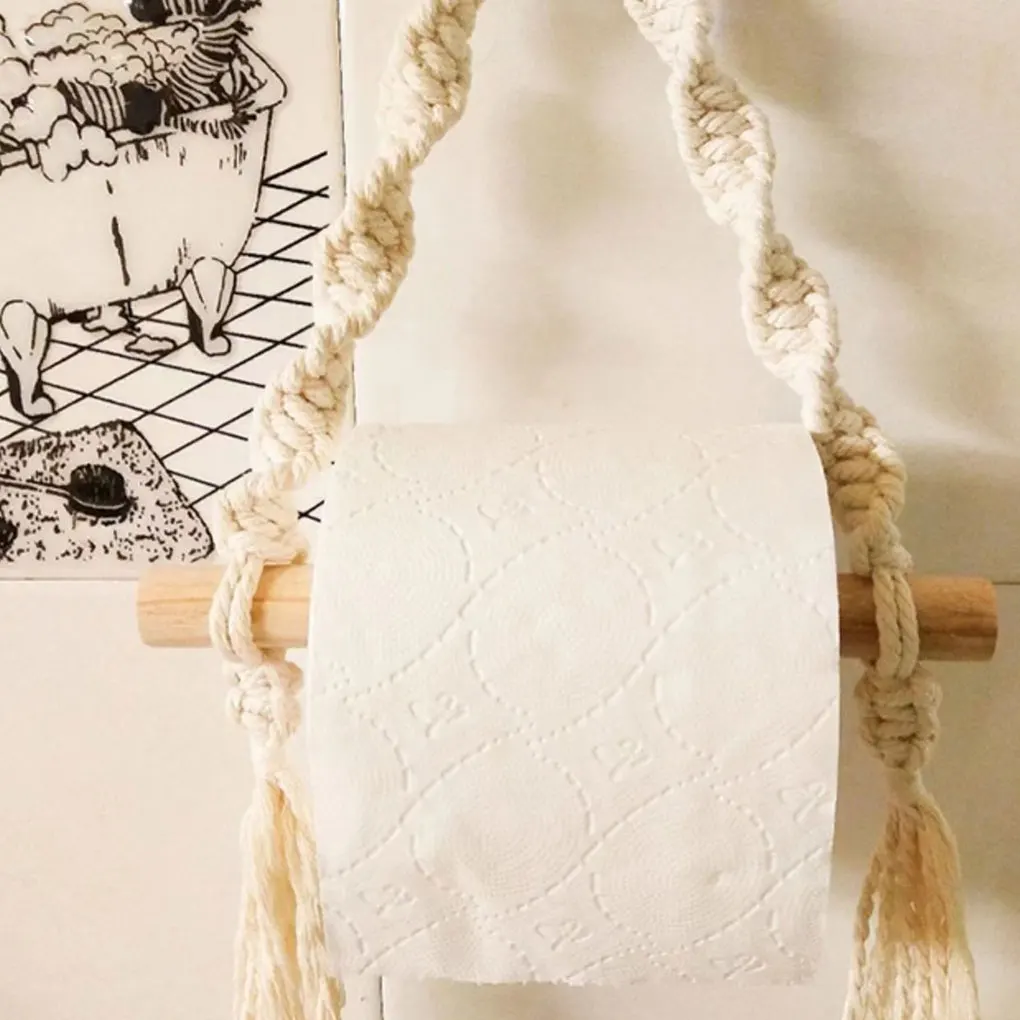 Toilet Paper Holder Wall Mounted WC Washroom Bathroom Accessories Wooden Rolling Paper Tissue Holder For Toilet Towel Rack paper towel holder toilet paper holder toilet paper rack toilet roll holder
