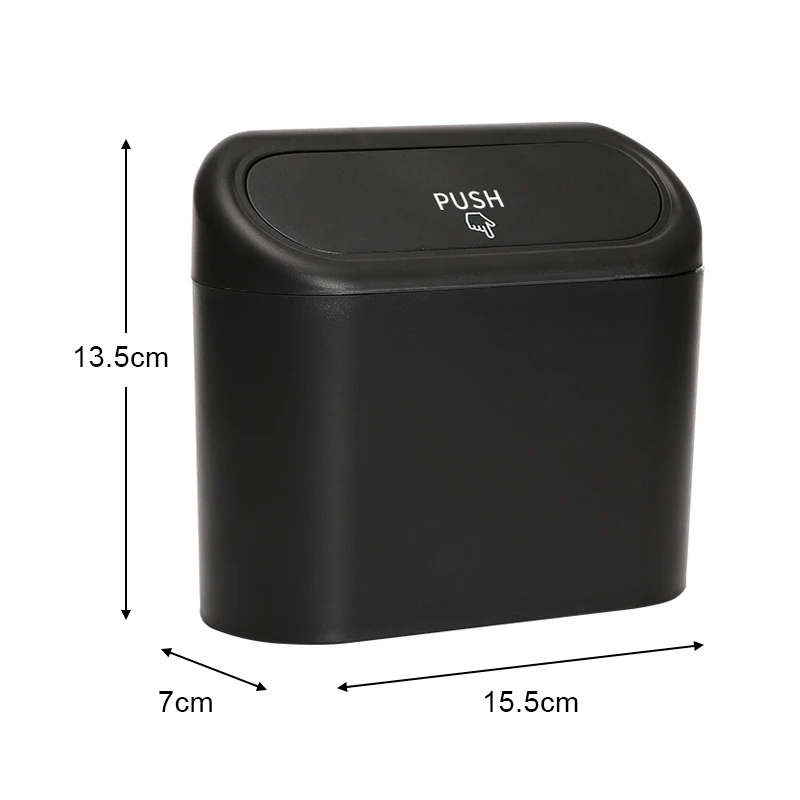 Car Trash Storage Bucket Car Door Hanging Trash Bag Automobile Interior Garbage Can