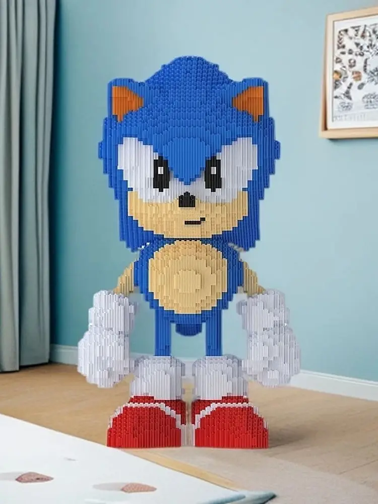 Sonic Building Blos Puzzle High Difficul Eonal Toys for Boys 6-2 Years Old Adult Version New 2025 Model
