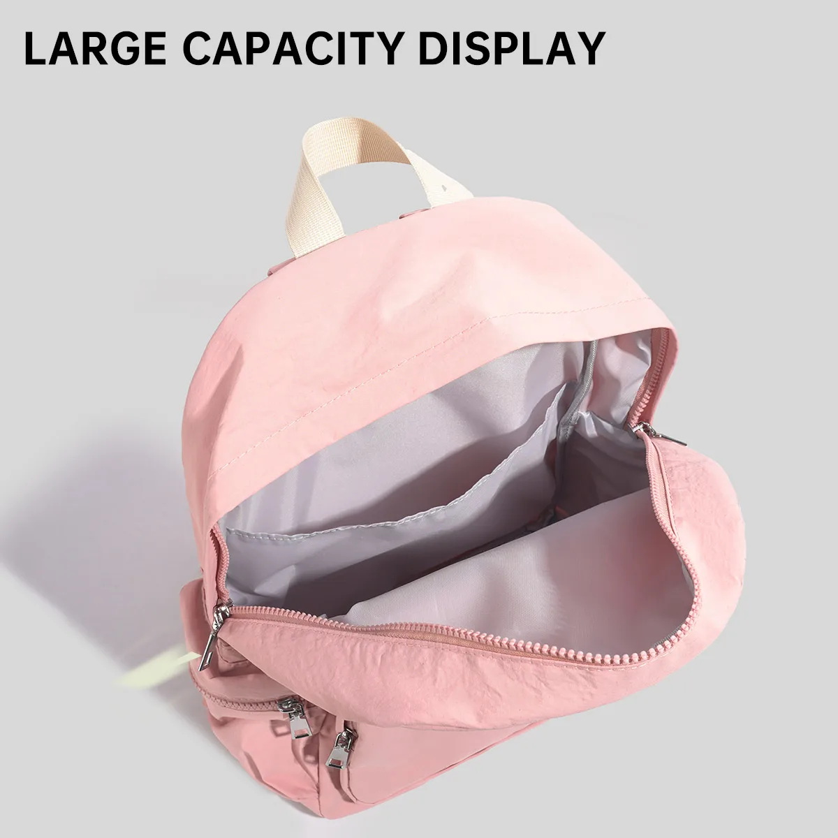 French Fresh Mommy Normcore Travel Backpack New Niche High-End Lightweight Commuter Fashion Burden-Reducing Backpack