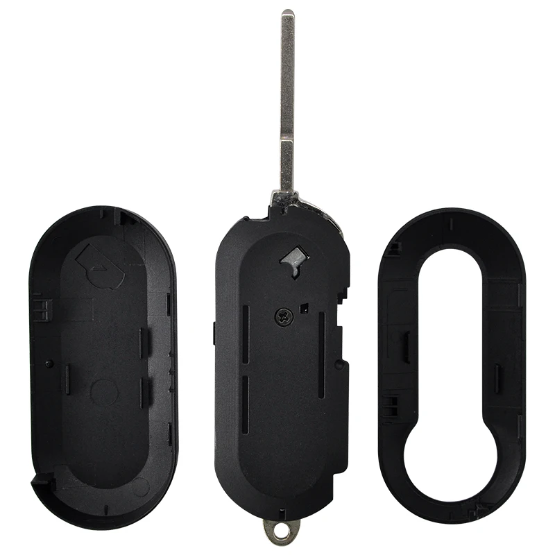Car Remote Key Shell Case for Fiat 500 Panda Punto Bravo Stilo Ducato Citroen Jumper Peugeot Boxer SIP22 Flip Key key case car key shell key cover folding car key shell fob cover