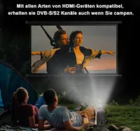 DVB-T2 для Европы, Таиланда, мини-ТВ-тюнер, ТВ-приемник Full HD 1080P, USB2.0, медиаплеер и фоторегистратор, управление телевизором 2-в-1 — изображение 4