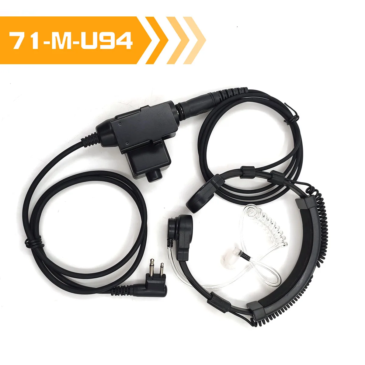 U94 PTT Telescopic Throat Mic Headset For Motorola GP2000/2100 GP3188 GP3688 GP280 GP300 GP308 GP63 GP68 GP88GP88S Walkie Talkie