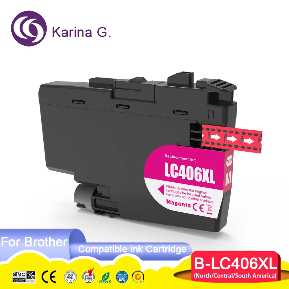 LC406XL LC 406XL Compatible Ink Cartridge For HL-JF1,MFC-J4335DW/J4345DW/J4535D