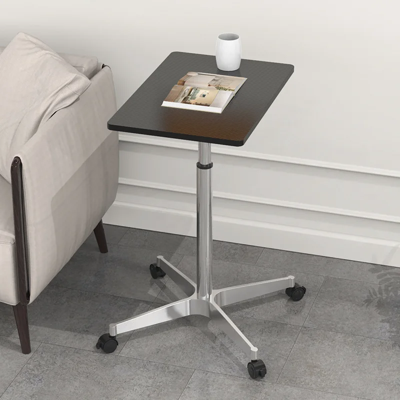 Table wheeled sofa bedside table bedroom mobile workbench notebook standing lifting office computer desk