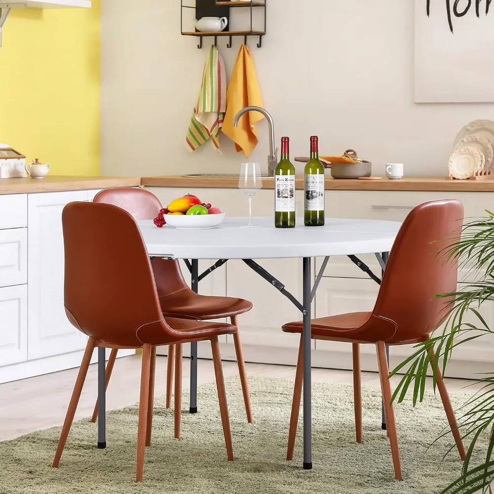 4 Foot Round Folding Table 6