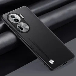Custodia per telefono ultra-sottile in pelle di lusso con fibra di carbonio sabbiata, resistente agli urti e con bordi morbidi