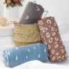 Kangobaby #My Soft Life# 2024 New Bamboo Cotton Baby Muslin Swaddle Blanket Newborn Bath Towel Infant Wrap 1