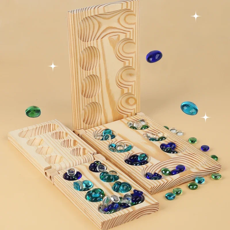

Настольная игра manкала, семейные игры, разборная деревянная деталь для детей 7 +, подарок для взрослых, всей семьи, мальчиков и девочек
