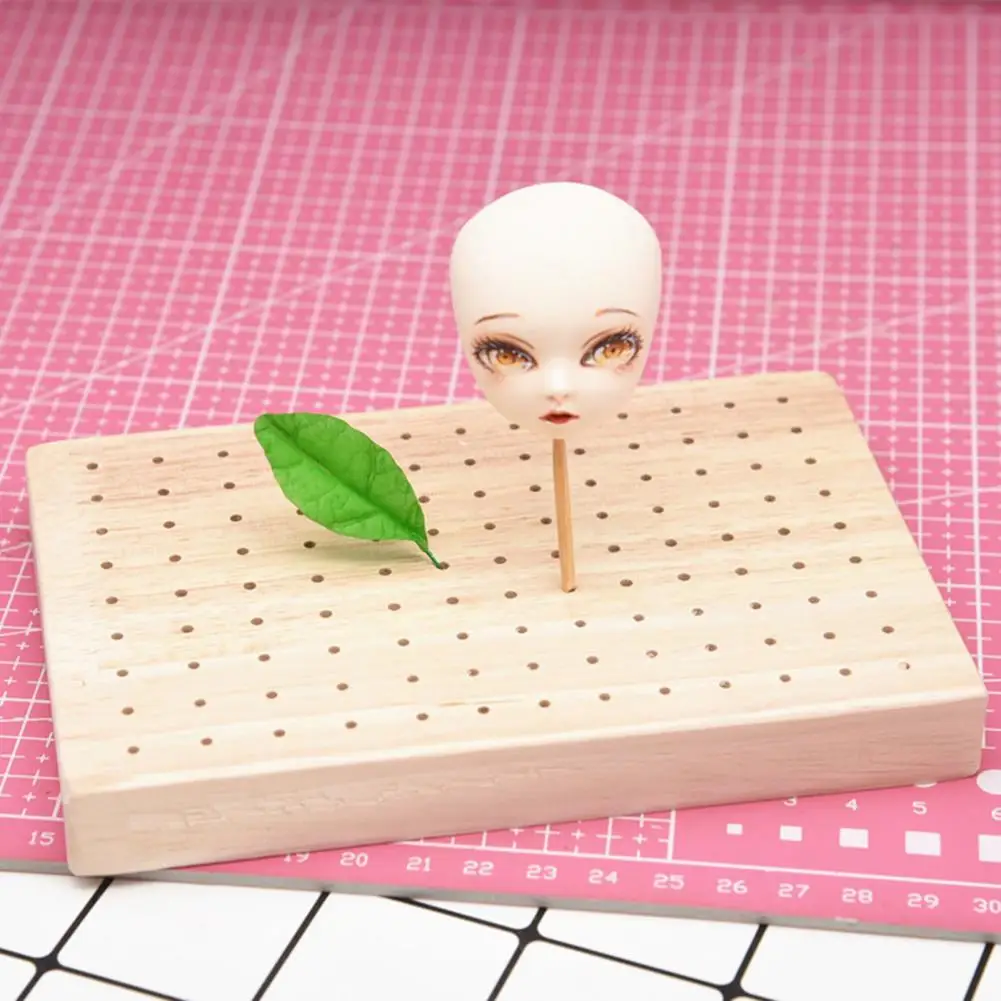 SquareRoundHolesWoodenPotteryClayBasePlugBoardModelingTools