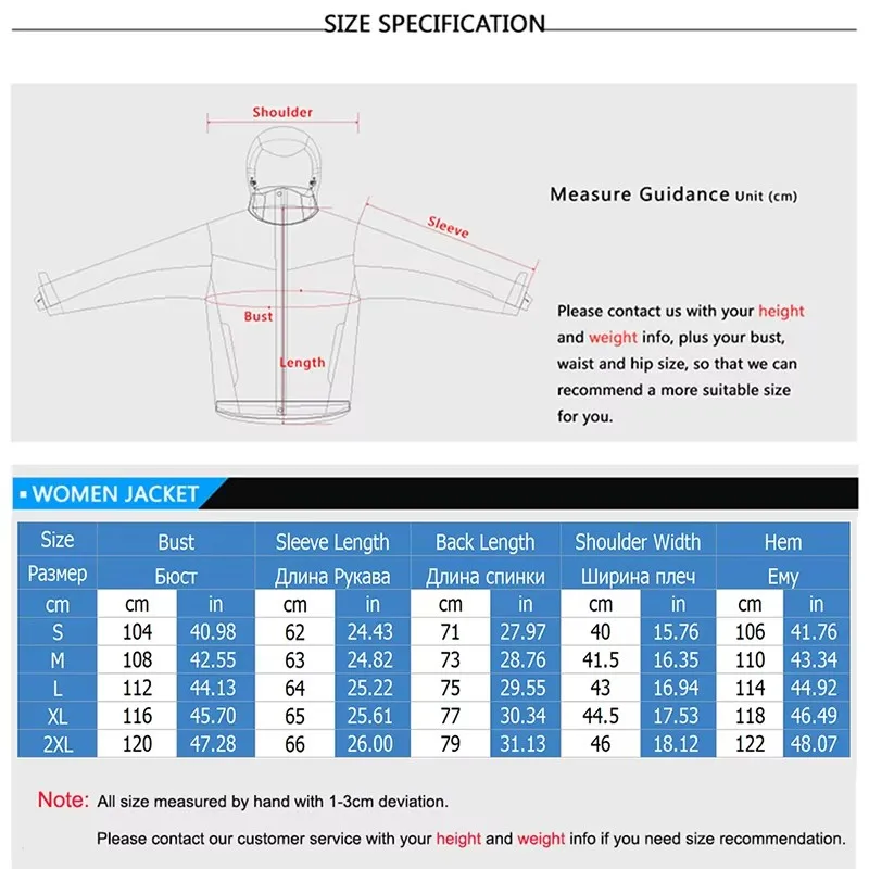 Women's Winter Ski Jackets Outdoor Windproof Waterproof Warm Skiing Snowboard Coats Female Breathable Ski Jacket Snow Equipment