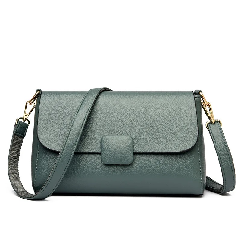 thumbnail image 1 of Bolso de hombro para mujer, moda 2024, nuevo bolso de cuero de color sólido para debajo del brazo, bolso cruzado de alta calidad para mujer, 1 of 5