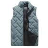 Thickened cotton Vest men's Windproof cold proof vest Autumn winter Feather vest Keep warm shoulder Thickened outerwear Running 6