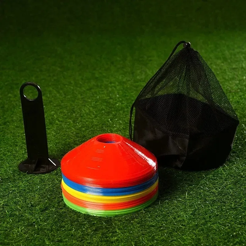Round Mouth Disc Soccer Training Equipment Disc Obstacle Cone Obstacle Soft Durable Equipment Marker Outdoor