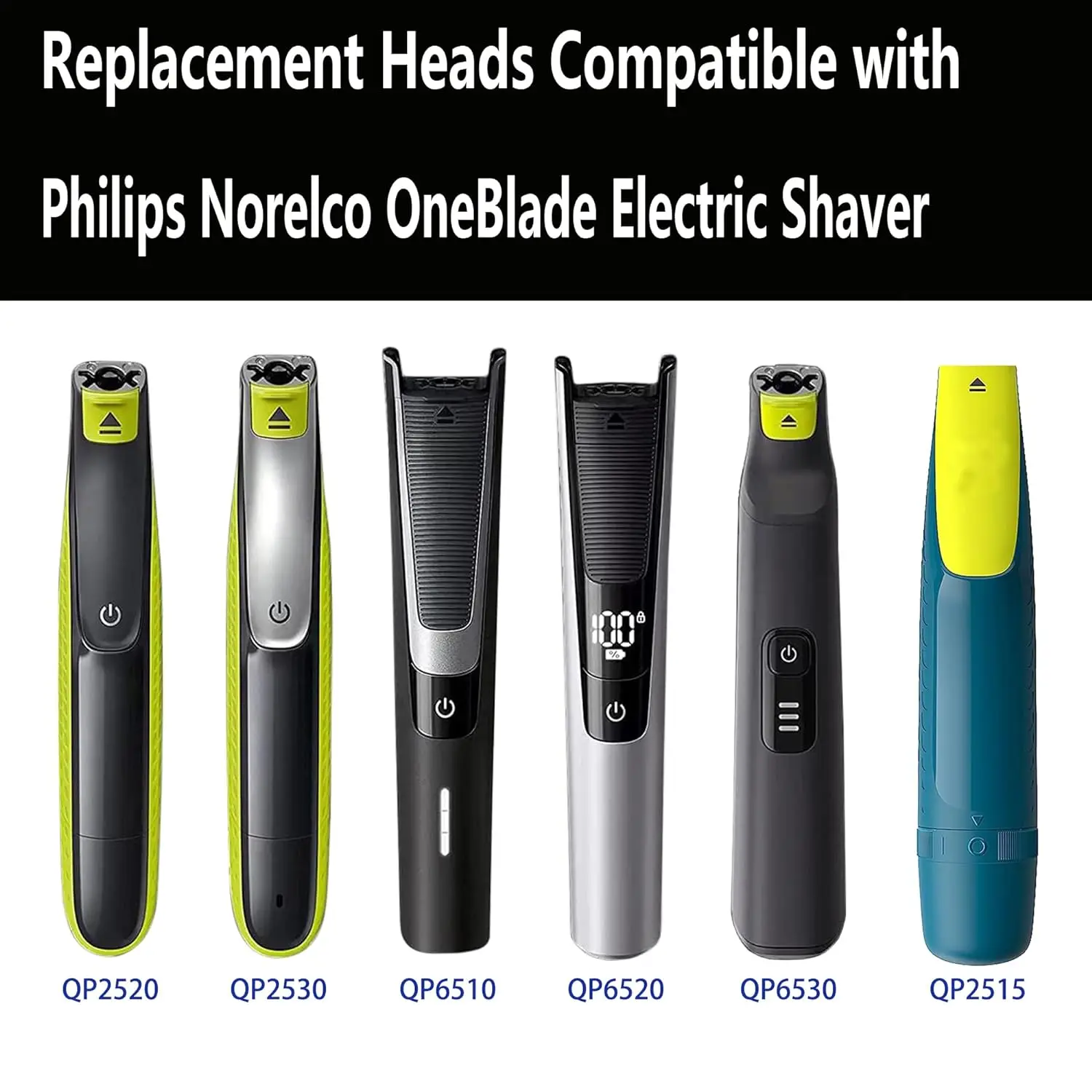 Shaver Replacement Kit for Philips One Blade QP2520 QP2530 QP6510 QP6520 QP6530 QP2515 Electric Trimmer Replacement Blade - Image 5