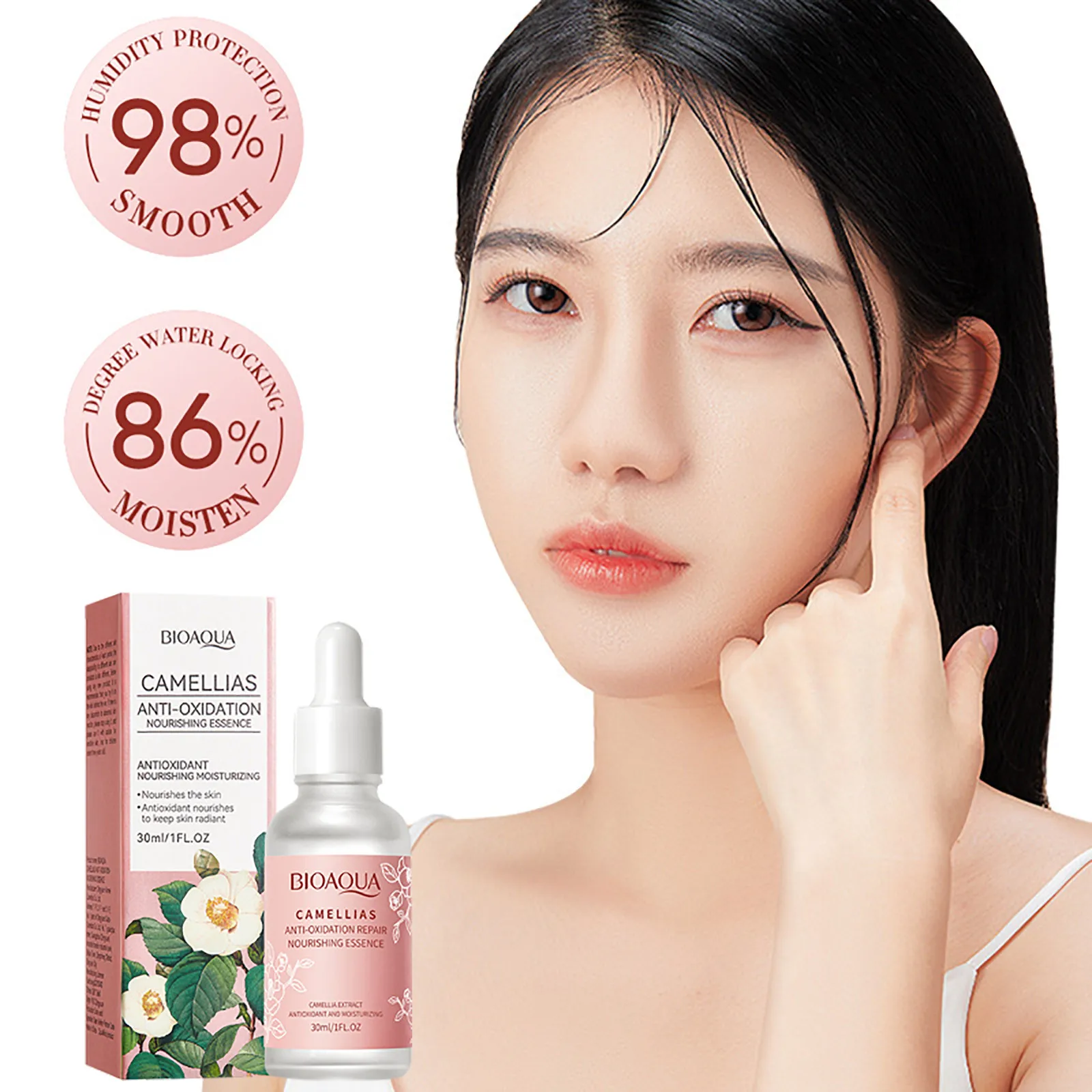 

Camellia Essence Oxygen Nourishing Essence Anti-aging Wrinkle Removing Nourishing Essence Brightens Hydrates without Irritating