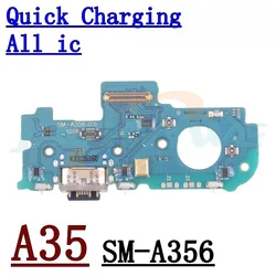 Enhanced USB Charger Dock Connector Microphone Charging Port Board for Samsung Galaxy Devices (A35 A356 all ic)